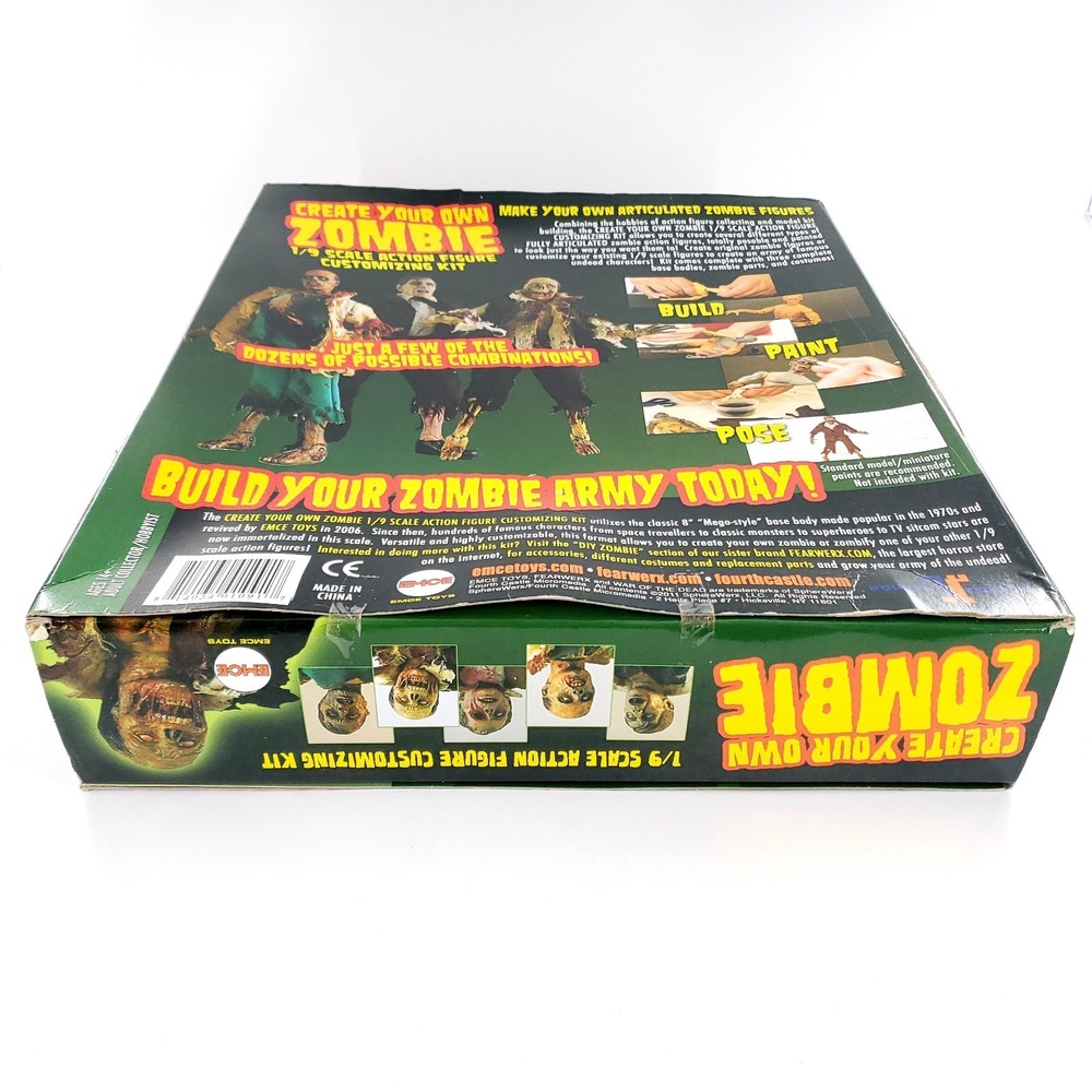 War of the Dead Create Your Own Zombie 1/9 Scale Figures Brand New Open Box - Picture 9 of 13